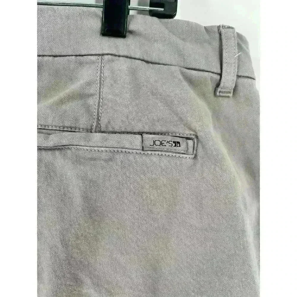 Joe's Trouser Short Men's Size 38 Gray Stretch Button Preppy Casual Active
